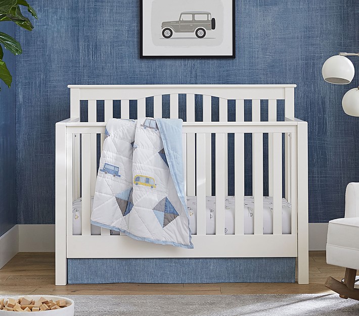 Mason Cars Crib Bedding Sets | Pottery Barn Kids