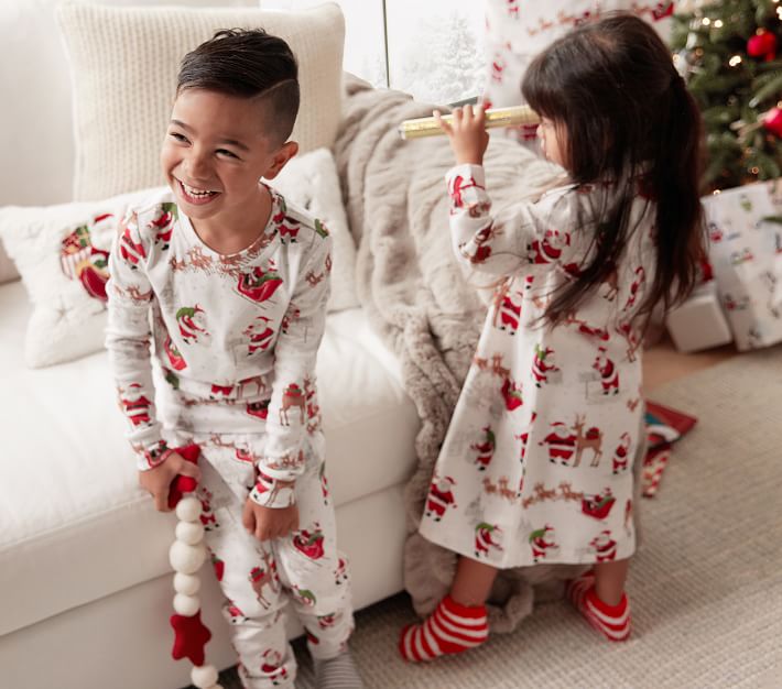 Jolly Jammies Classic Heritage Christmas Print Matching Family