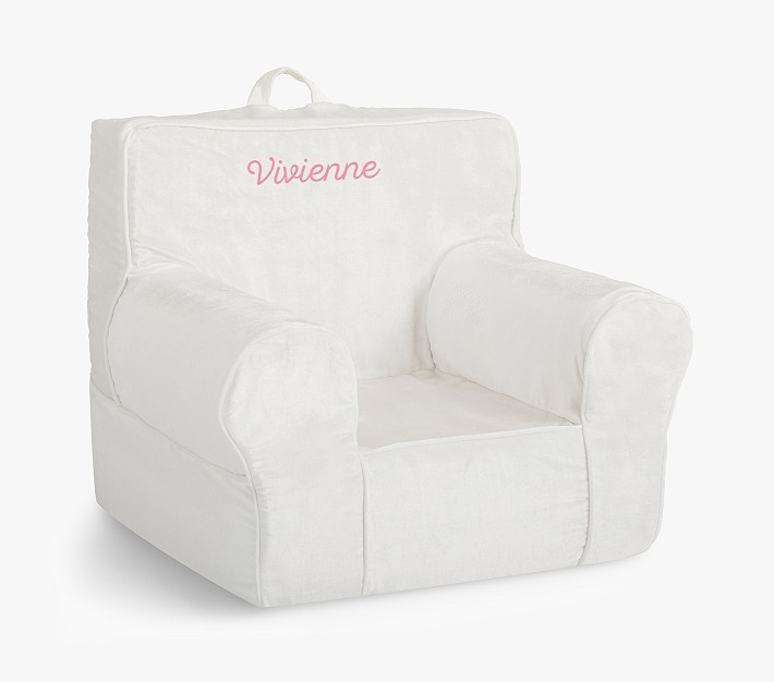 My First Anywhere Chair®, Ivory Velvet Pottery Barn Kids
