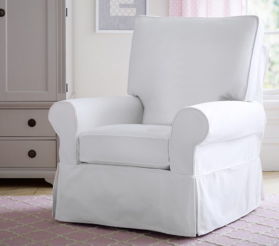 swivel rocker slipcover