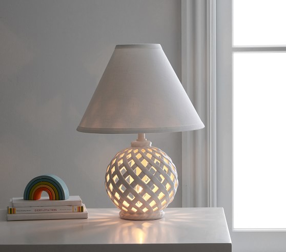 ceramic lattice lamp