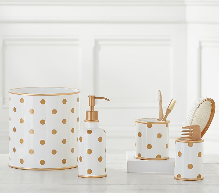 Glitter Dot Kids Bathroom Set Pottery Barn Kids