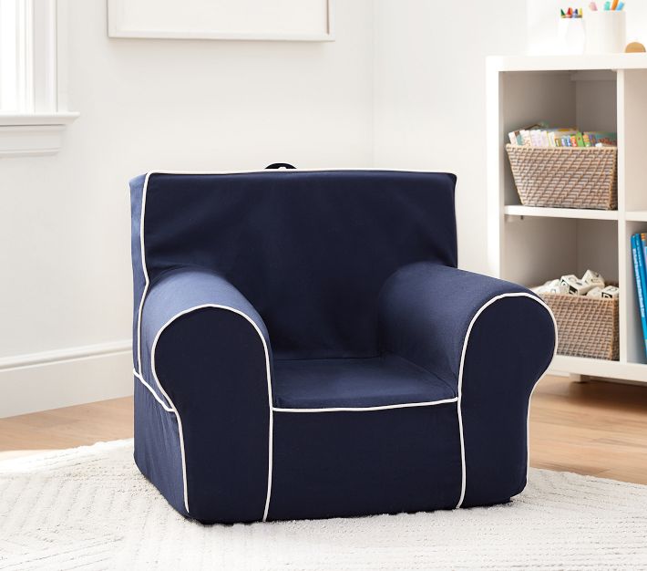 pottery barn navy chair