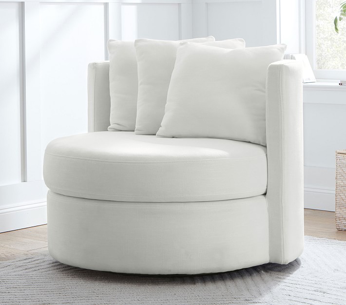 pottery barn round about chair