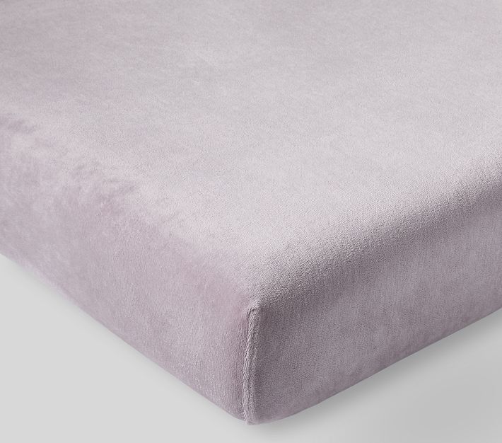 Velour Organic Crib Fitted Sheet 