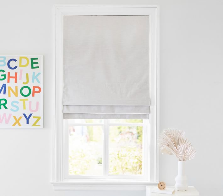 roman shades linen blackout