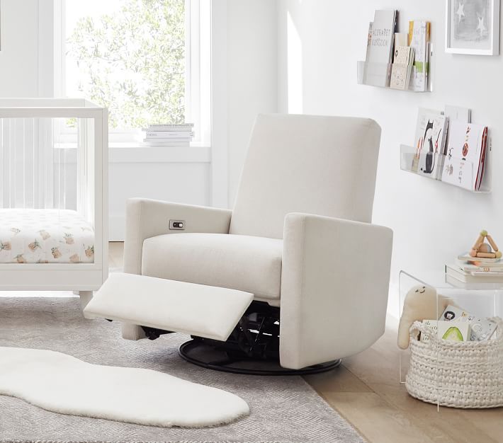 Phoenix Manual & Power Nursery Swivel Glider Recliner Chair Pottery