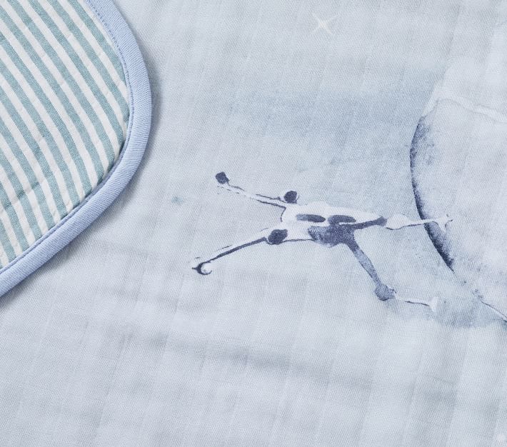 Star Wars™ Oversized Organic Muslin Baby Blanket Pottery Barn Kids