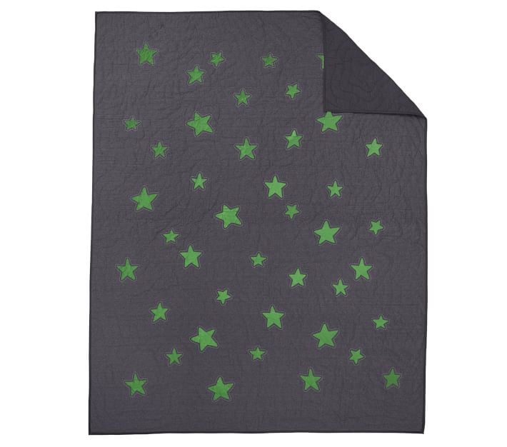 Shining Star GlowintheDark Quilt & Shams Pottery Barn Kids