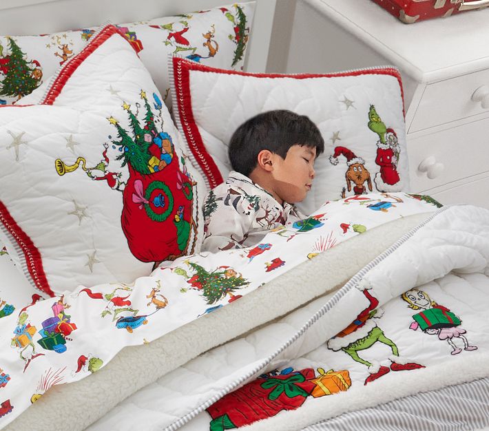 Grinch Kids Quilt Pottery Barn Kids