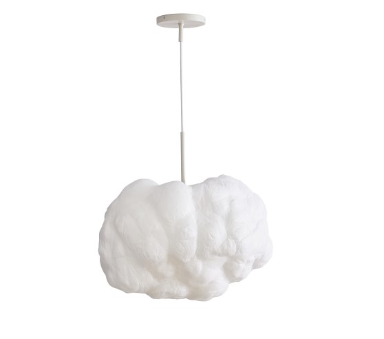 fluffy cloud pendant