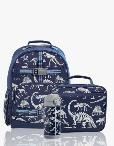 Mackenzie Blue Multi Dino Backpacks