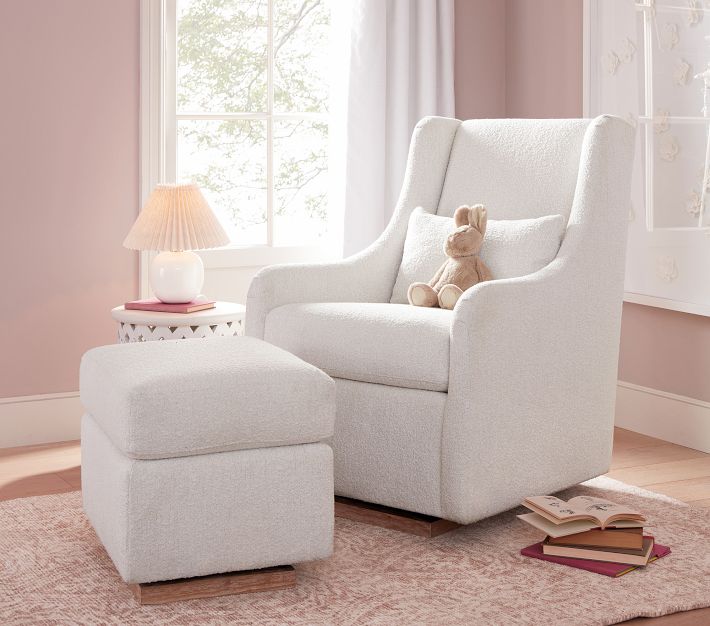Merced Nursery Glider & Ottoman Pottery Barn Kids