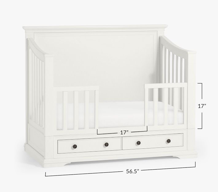 Larkin 4in1 Storage Toddler Bed Conversion Kit Pottery Barn Kids