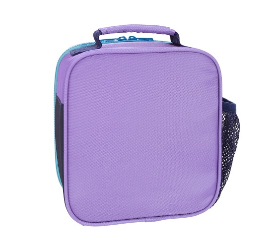 Astor Lavender Navy Aqua Lunch Boxes | Pottery Barn Kids