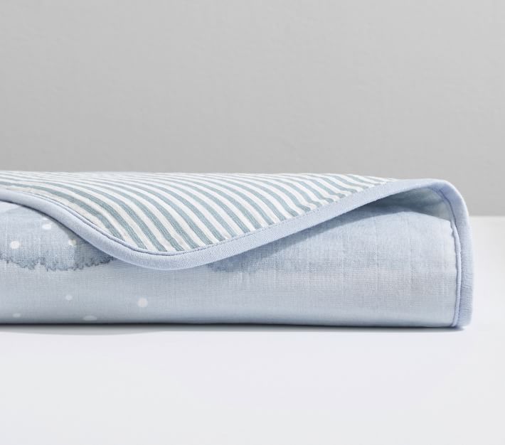 Star Wars™ Oversized Organic Muslin Baby Blanket Pottery Barn Kids