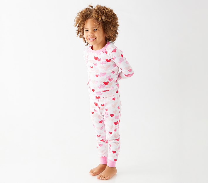 Hearts Pajama Set Pottery Barn Kids