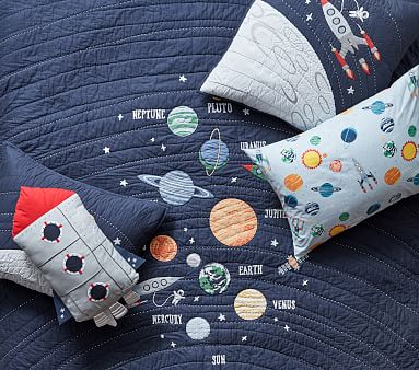 Light-Up Rocket Pillow | Pottery Barn Kids