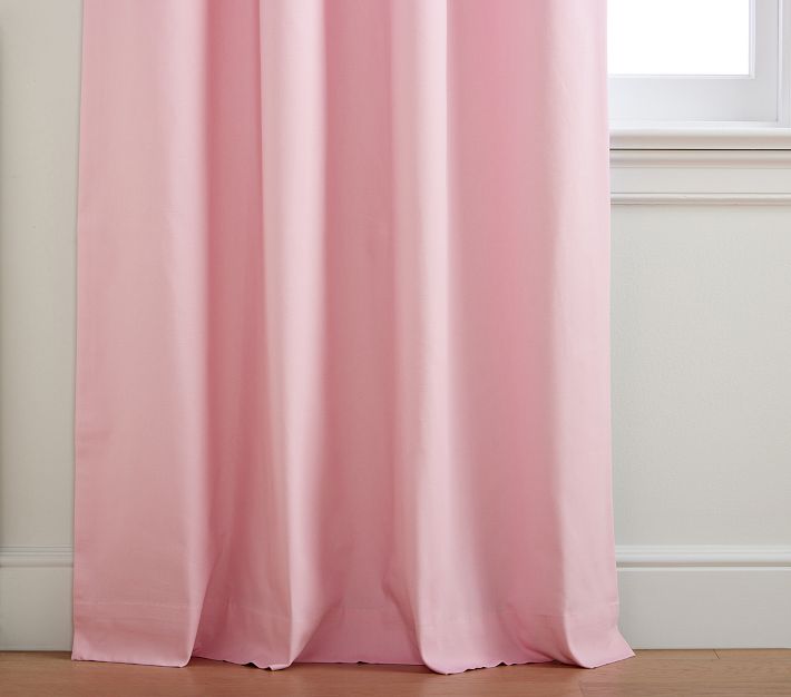 Quincy Cotton Canvas Grommet Blackout Curtain Panel Pottery Barn Kids