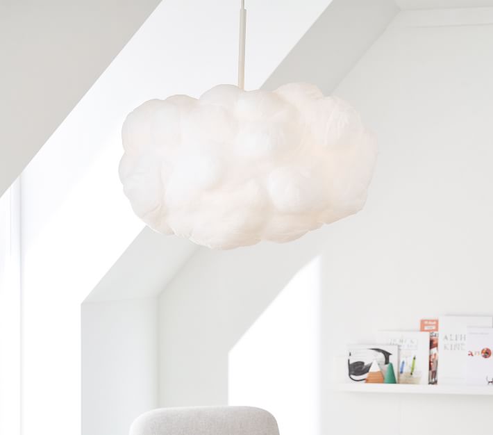 fluffy cloud pendant light