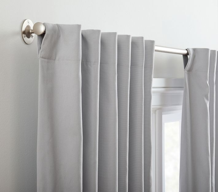 Quincy Cotton Canvas Grommet Blackout Curtain Panel Pottery Barn Kids