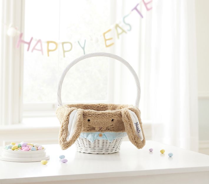 Peter Rabbit™ Sherpa Ear Easter Basket Liners | Pottery Barn Kids