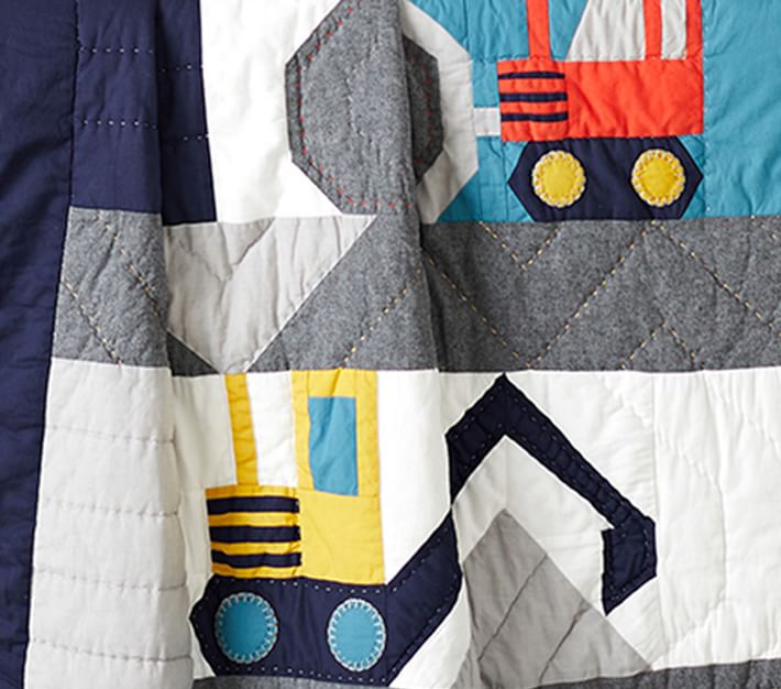 Jax Construction Toddler Comforter Toddler Bedding Pottery Barn Kids