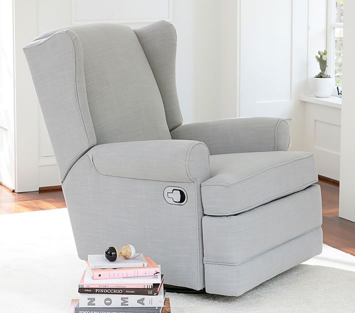 Wingback Swivel Nursery Glider & Recliner Chair Pottery Barn Kids
