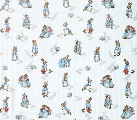 Peter Rabbit™ Organic Muslin Swaddle Set | Pottery Barn Kids