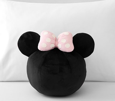 De slaapkamer schoonmaken voordelig hiërarchie Disney Minnie Mouse Shaped Pillow | Pottery Barn Kids