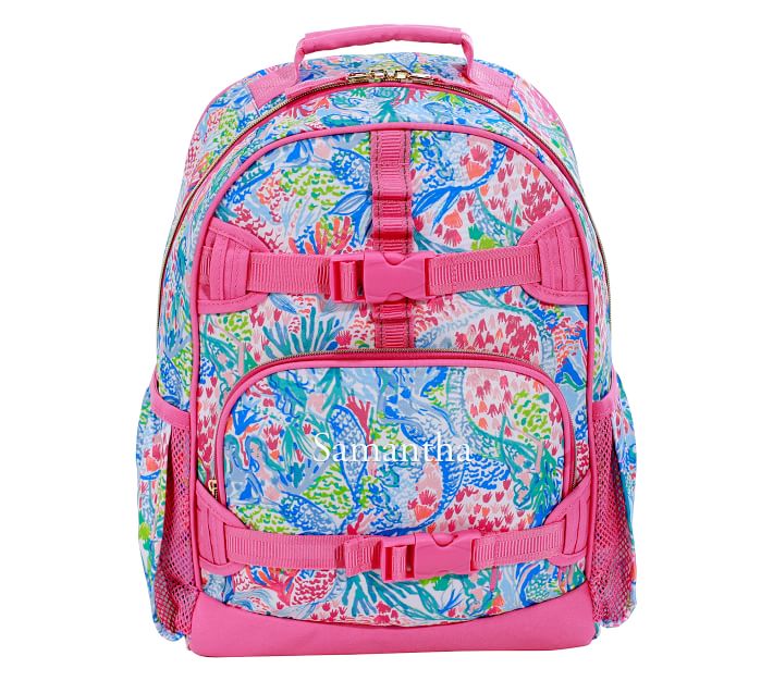 Mackenzie Lilly Pulitzer Mermaid Cove Backpacks | Pottery Barn Kids