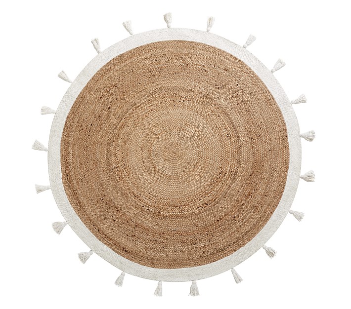 Chenille Jute Round Rug Pottery Barn Kids