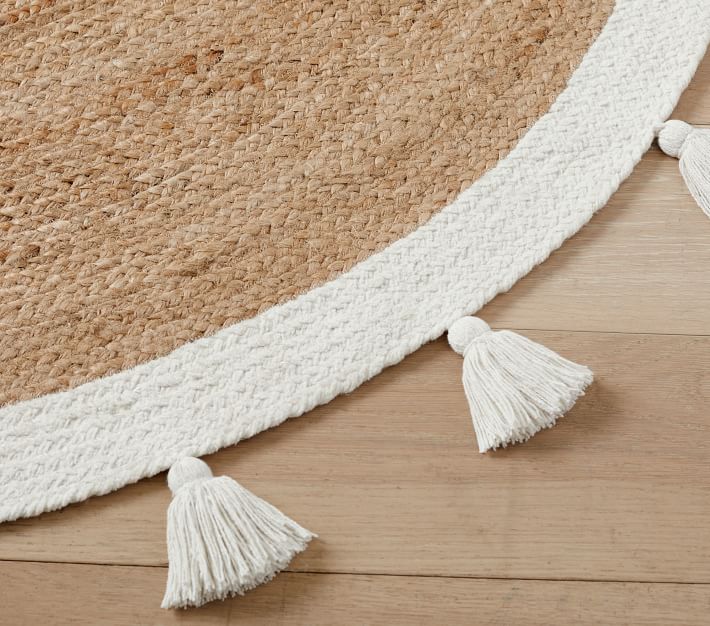 Chenille Jute Round Rug Pottery Barn Kids