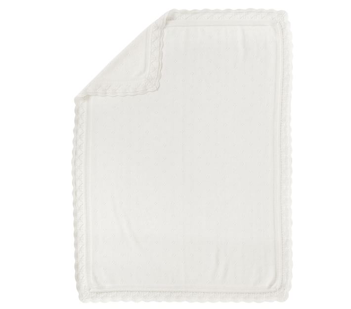 Cashmere Blend Christening Baby Blanket Pottery Barn Kids