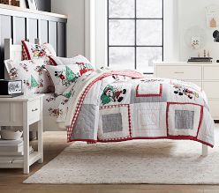 Disney Mickey Mouse Holiday Quilt & Shams
