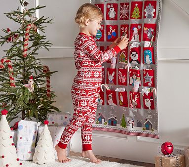 Classic Fair Isle Organic Family Pajama Collection | Pottery Barn Kids