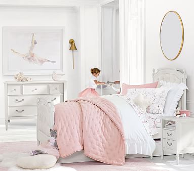 Ballerina Printed Organic Sheet Set & Pillowcases | Pottery Barn Kids