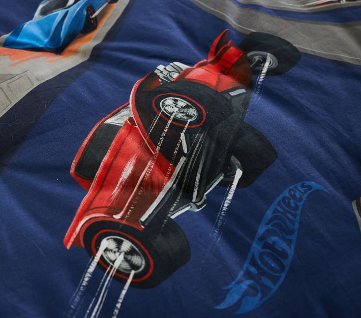 Hot Wheels® Comforter & Shams Pottery Barn Kids