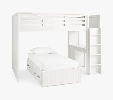 Belden Loft Bed & Lower Bed Set | Pottery Barn Kids