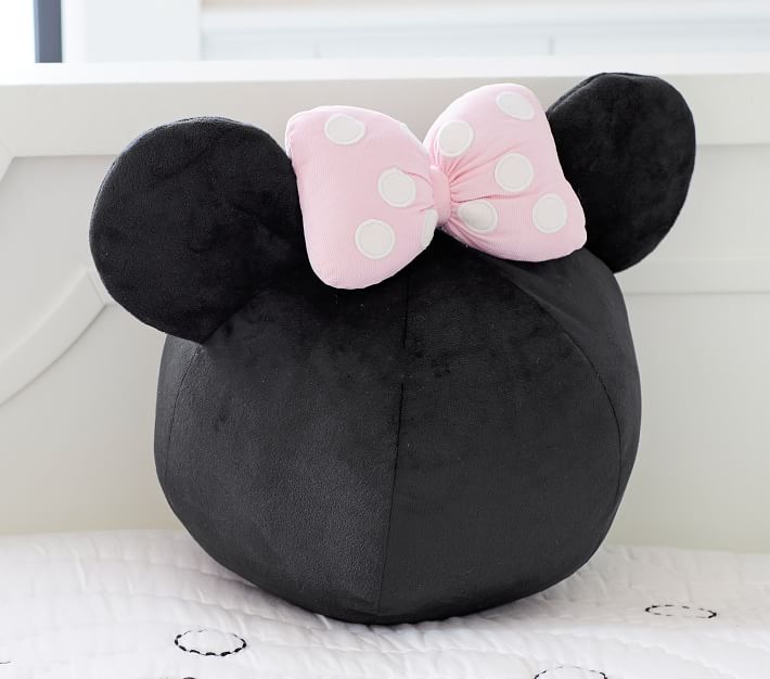 Disney Minnie Mouse Shaped Pillow Pottery Barn Kids