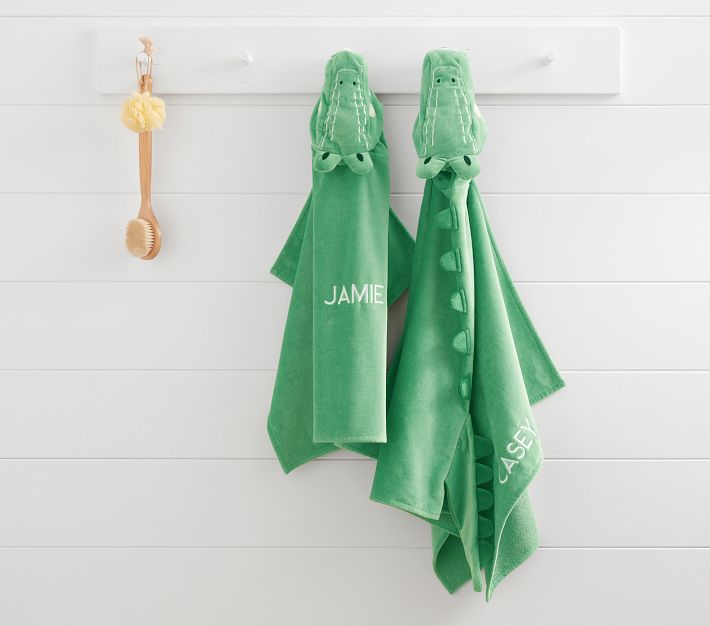 Crocodile Baby Hooded Towel Pottery Barn Kids