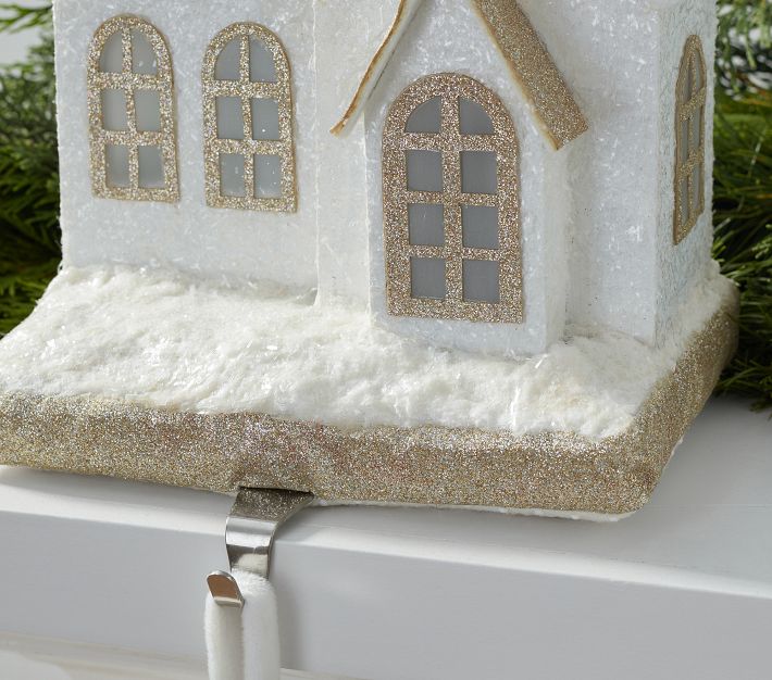 LightUp House Stocking Holder Pottery Barn Kids
