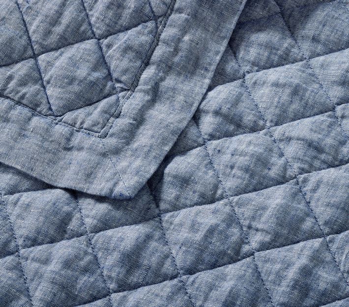 European Linen Baby Quilt Pottery Barn Kids