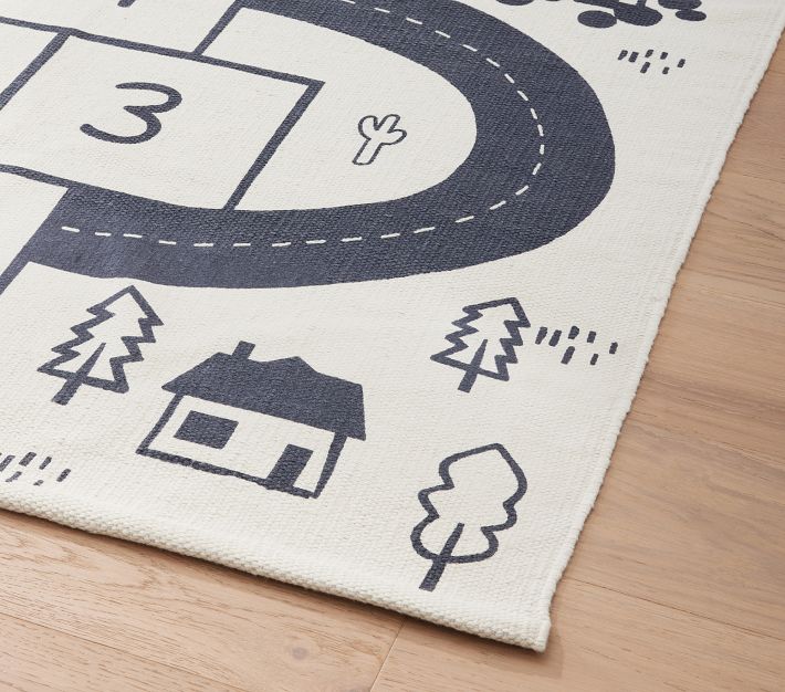 Hopscotch Indoor/Outdoor Play Rug Pottery Barn Kids