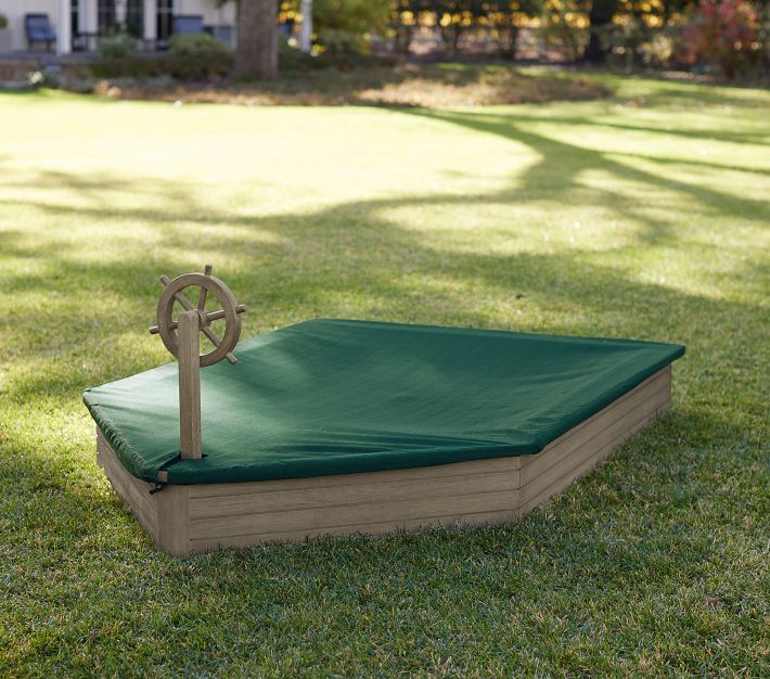 Outdoor Boat Sandbox Pottery Barn Kids