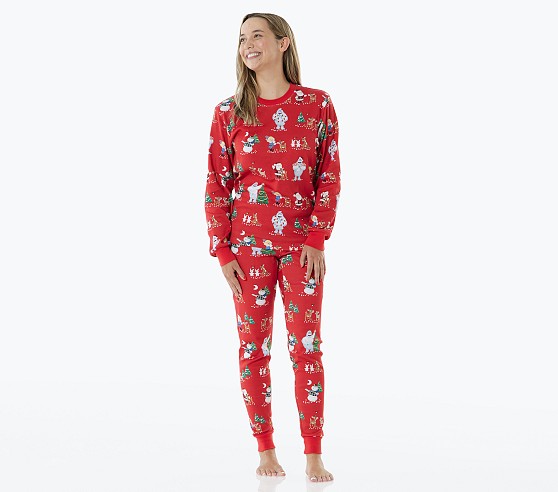 Rudolph® Adult Organic Pajama Set | Pottery Barn Kids