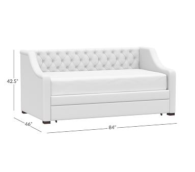 Tufted Kids Daybed & Trundle | Pottery Barn Kids