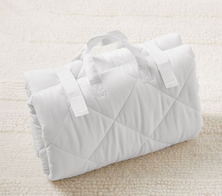 Grey Organic Travel Play Mat Pottery Barn Kids