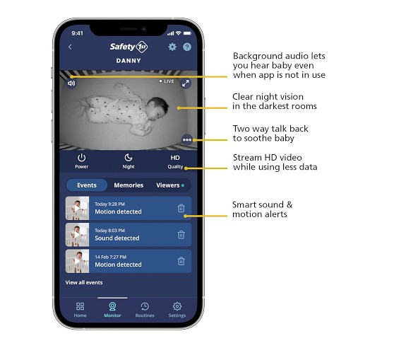 safety 1st baby monitor app