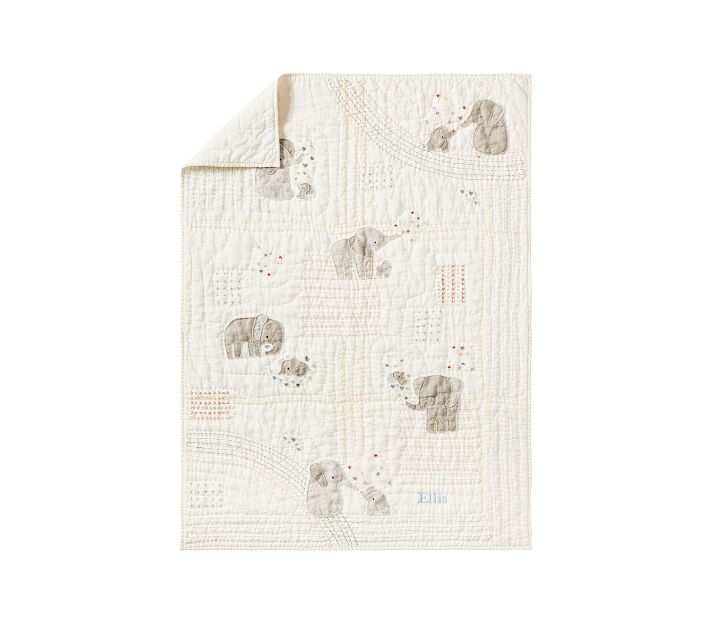 Ellis Elephant Baby Bedding Pottery Barn Kids